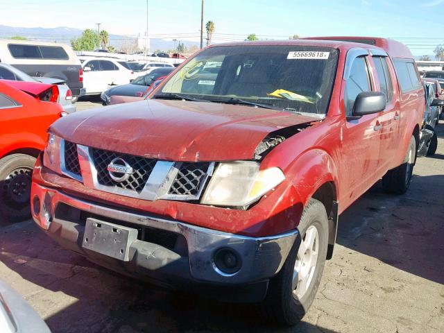 1N6AD09WX7C466508 - 2007 NISSAN FRONTIER C RED photo 2