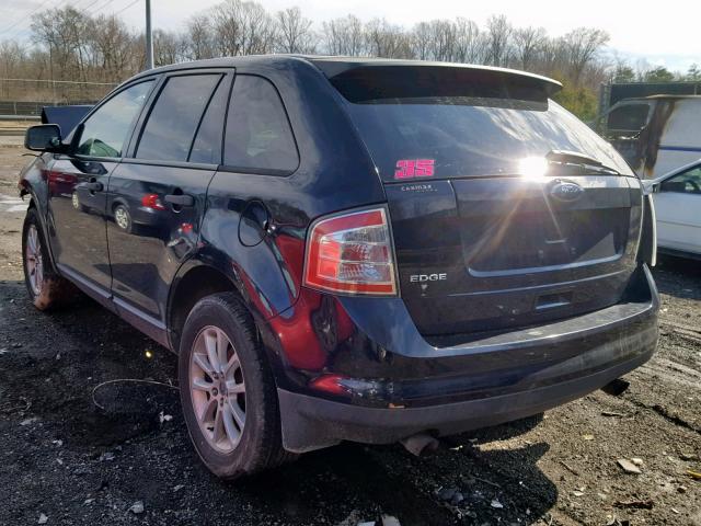 2FMDK36C98BA28528 - 2008 FORD EDGE SE BLUE photo 3