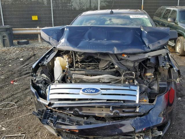 2FMDK36C98BA28528 - 2008 FORD EDGE SE BLUE photo 9