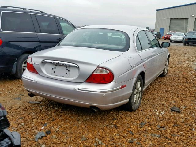 SAJEA01TX4FM99762 - 2004 JAGUAR S-TYPE SILVER photo 4