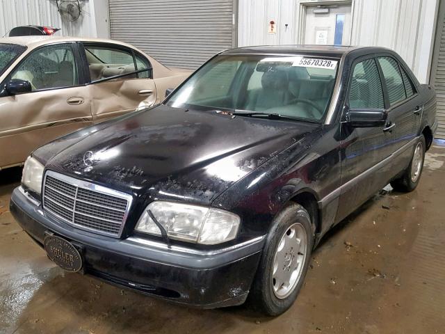 WDBHA28E3SF209484 - 1995 MERCEDES-BENZ C 280 BLACK photo 2