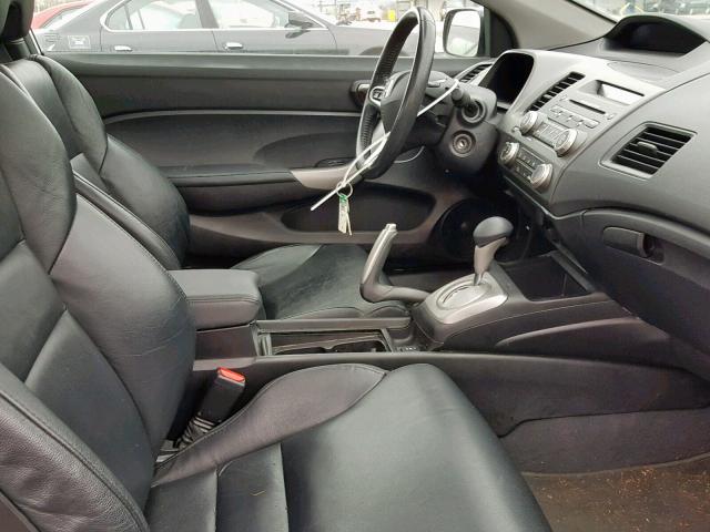 2HGFG1B91AH523047 - 2010 HONDA CIVIC EXL SILVER photo 5