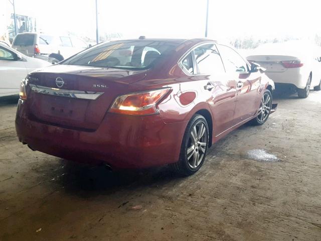 1N4BL3AP1FC477689 - 2015 NISSAN ALTIMA 3.5 RED photo 4