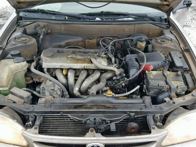 2T1BR12E9WC715340 - 1998 TOYOTA COROLLA VE BROWN photo 7