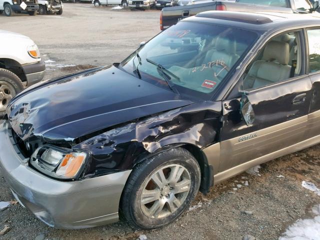 4S3BE896647207280 - 2004 SUBARU LEGACY OUT TWO TONE photo 9