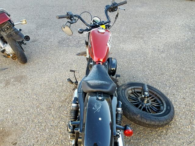 1HD1LR311KC402839 - 2019 HARLEY-DAVIDSON XL1200 XS RED photo 5