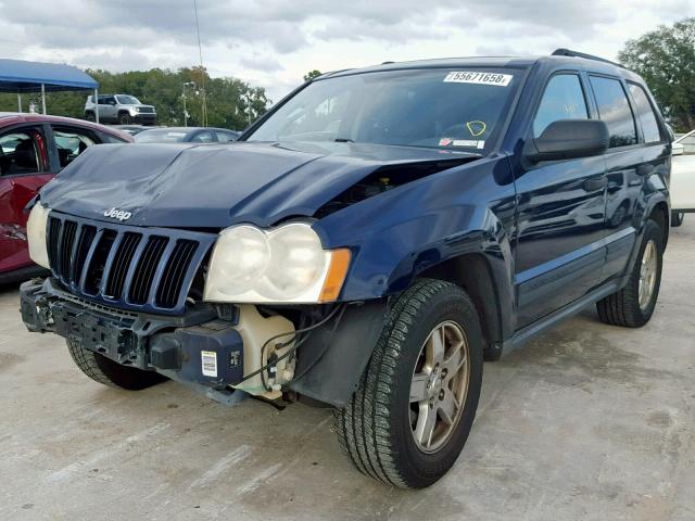 1J4GR48K45C676646 - 2005 JEEP GRAND CHER BLUE photo 2