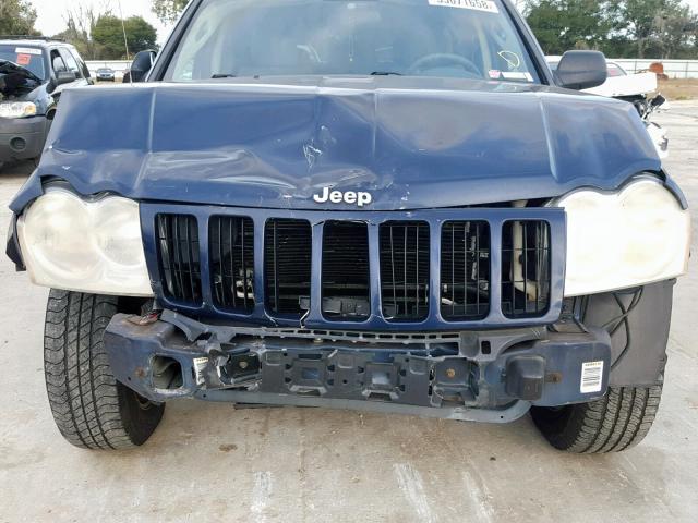 1J4GR48K45C676646 - 2005 JEEP GRAND CHER BLUE photo 9