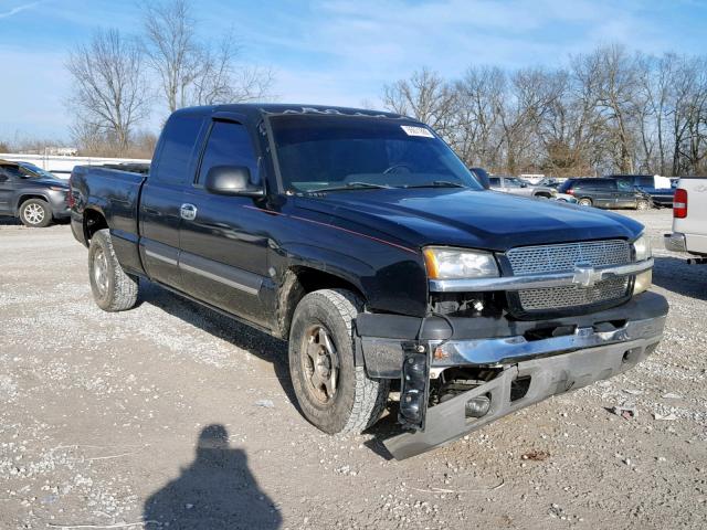 2GCEK19T231355084 - 2003 CHEVROLET SILVERADO BLACK photo 1