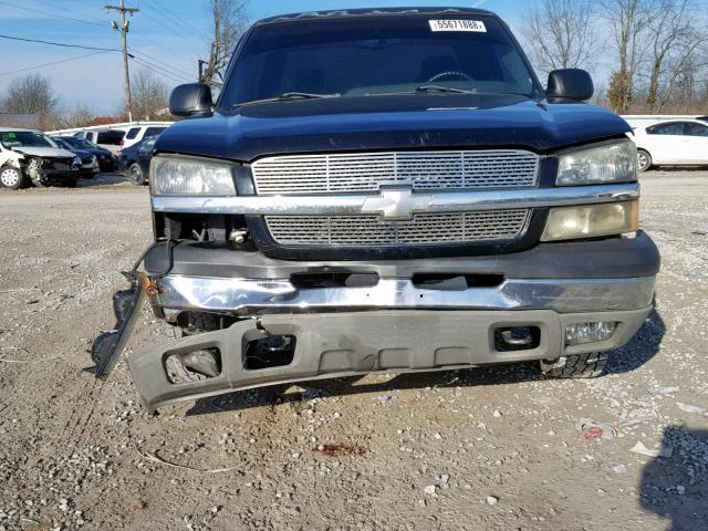 2GCEK19T231355084 - 2003 CHEVROLET SILVERADO BLACK photo 9