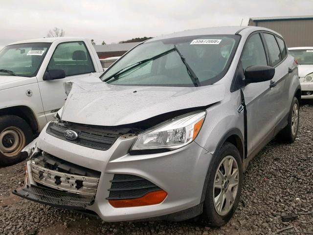 1FMCU0F7XFUB88139 - 2015 FORD ESCAPE S GRAY photo 2