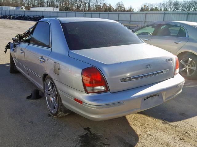 KMHFU45E73A254941 - 2003 HYUNDAI XG 350 SILVER photo 3