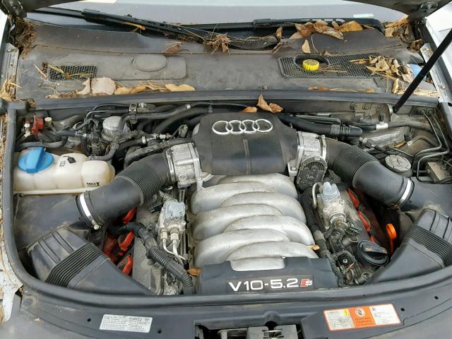 WAUGN74F59N024184 - 2009 AUDI S6 GRAY photo 7