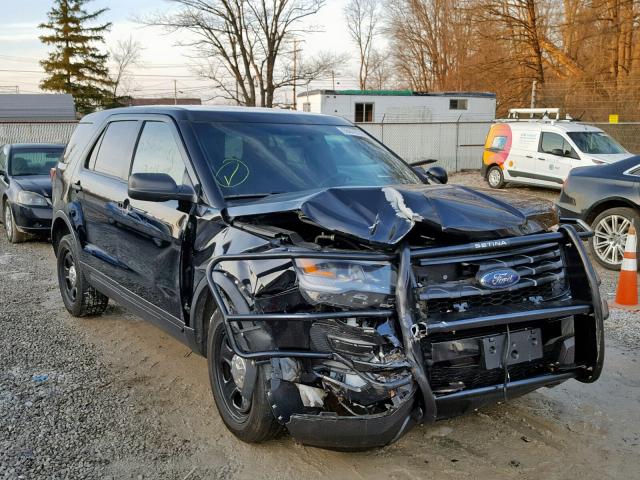 1FM5K8AR6GGC67734 - 2016 FORD EXPLORER P BLACK photo 1