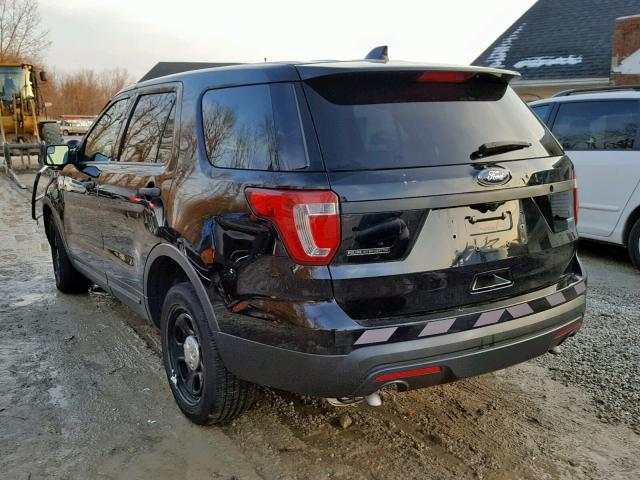 1FM5K8AR6GGC67734 - 2016 FORD EXPLORER P BLACK photo 3