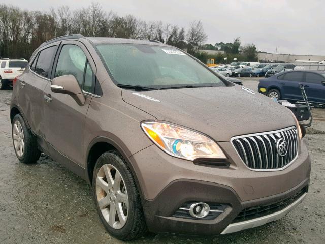 KL4CJCSBXFB144009 - 2015 BUICK ENCORE TAN photo 1