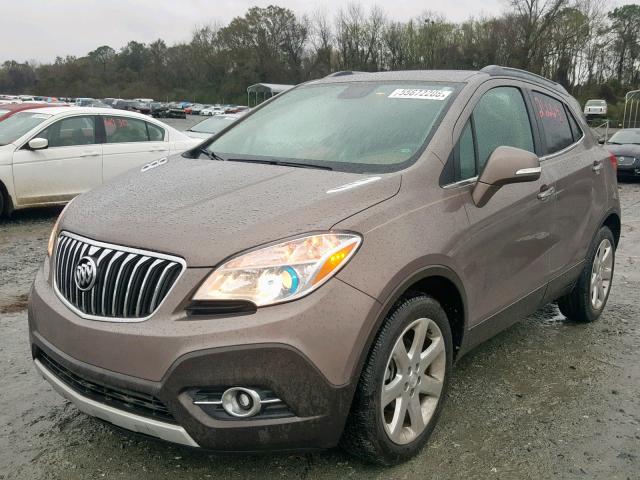 KL4CJCSBXFB144009 - 2015 BUICK ENCORE TAN photo 2