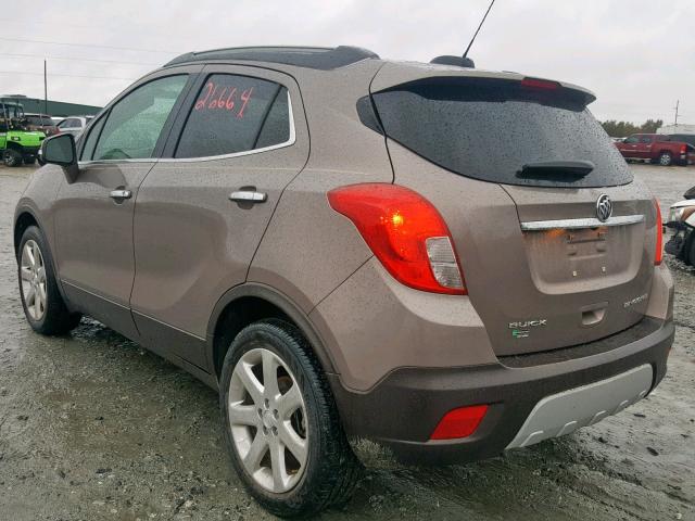 KL4CJCSBXFB144009 - 2015 BUICK ENCORE TAN photo 3