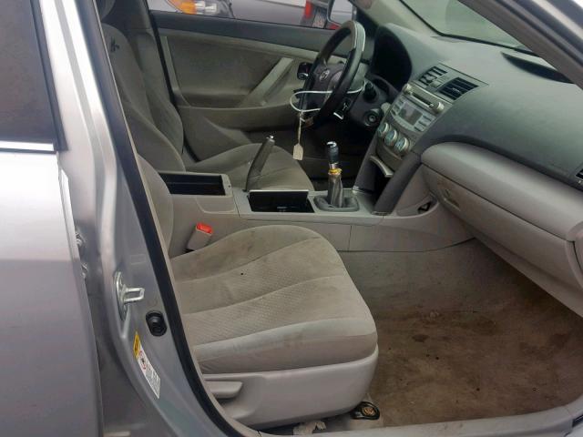 4T1BE46K87U712300 - 2007 TOYOTA CAMRY NEW SILVER photo 5