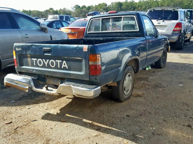 JT4RN81PXR5200323 - 1994 TOYOTA PICKUP 1/2 GREEN photo 4