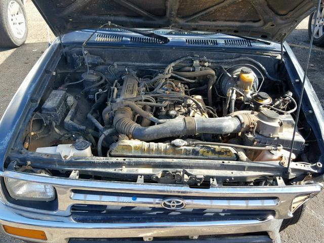 JT4RN81PXR5200323 - 1994 TOYOTA PICKUP 1/2 GREEN photo 7