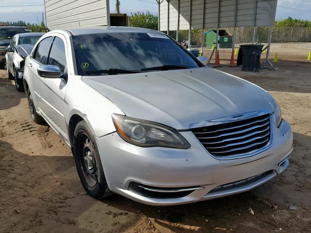 1C3CCBAB0CN273371 - 2012 CHRYSLER 200 LX GRAY photo 1