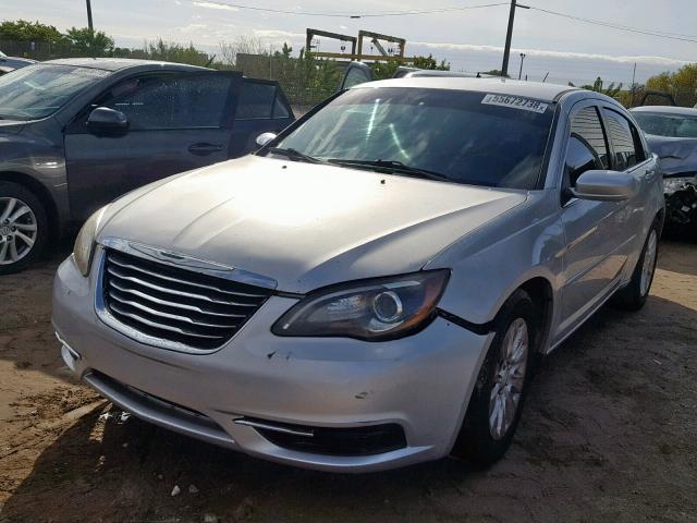 1C3CCBAB0CN273371 - 2012 CHRYSLER 200 LX GRAY photo 2