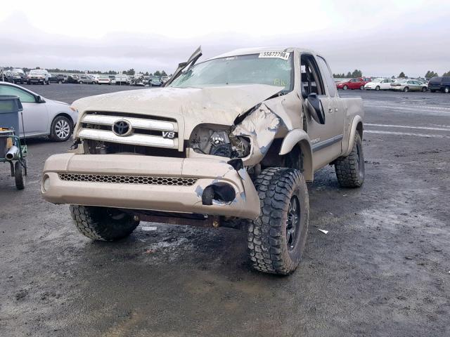 5TBBT44144S453396 - 2004 TOYOTA TUNDRA ACC GOLD photo 2
