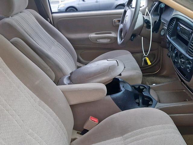 5TBBT44144S453396 - 2004 TOYOTA TUNDRA ACC GOLD photo 5