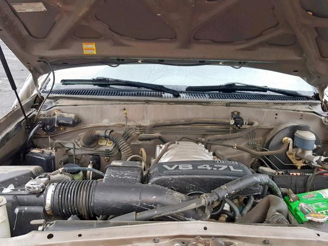 5TBBT44144S453396 - 2004 TOYOTA TUNDRA ACC GOLD photo 7