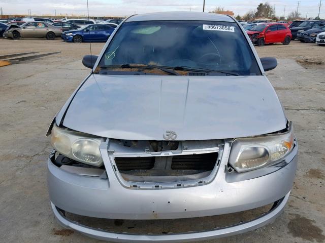 1G8AK52F54Z100099 - 2004 SATURN ION LEVEL SILVER photo 9