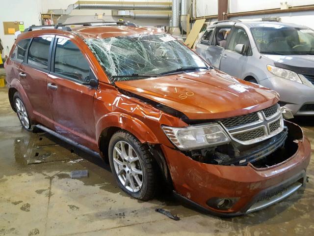 3C4PDDFG1ET103940 - 2014 DODGE JOURNEY R/ ORANGE photo 1