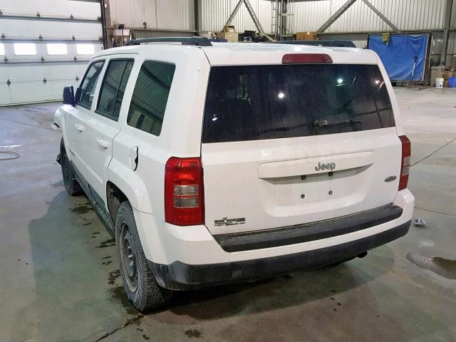 1J4NT2GB5BD283940 - 2011 JEEP PATRIOT WHITE photo 3