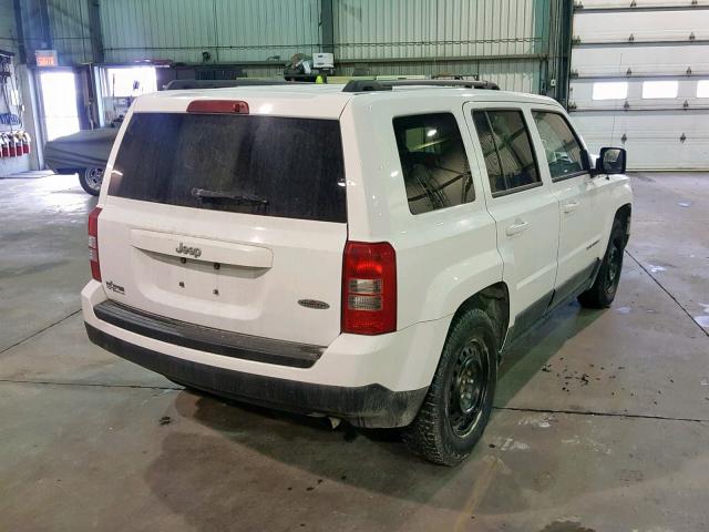 1J4NT2GB5BD283940 - 2011 JEEP PATRIOT WHITE photo 4