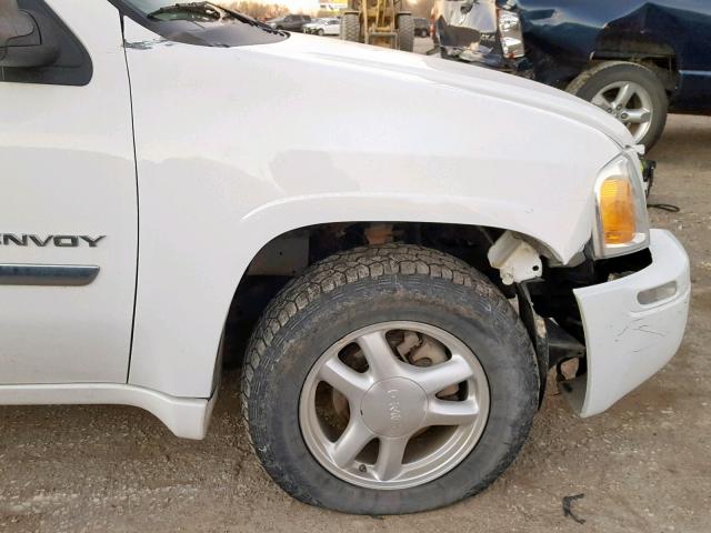 1GKDT13SX62128744 - 2006 GMC ENVOY WHITE photo 9