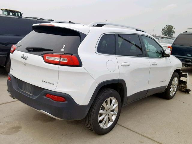 1C4PJMDB3GW240178 - 2016 JEEP CHEROKEE L WHITE photo 4