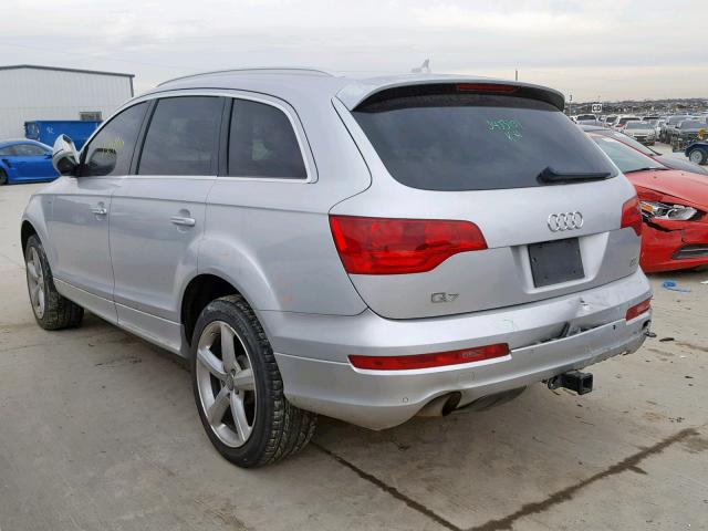 WA1EY74L08D024311 - 2008 AUDI Q7 3.6 QUA SILVER photo 3