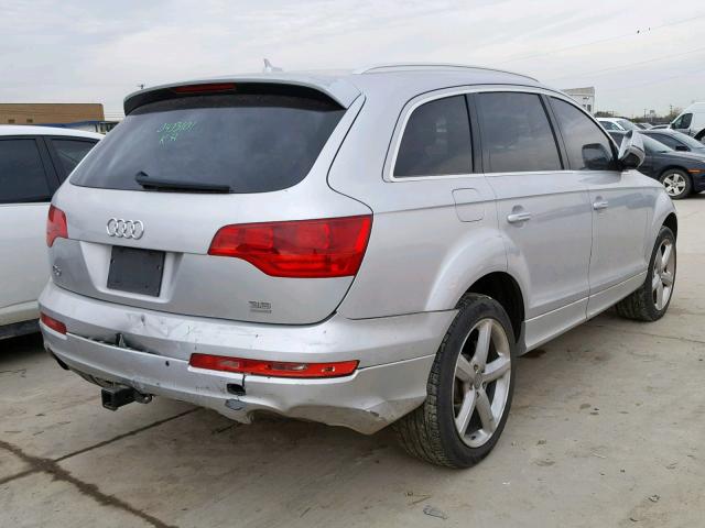 WA1EY74L08D024311 - 2008 AUDI Q7 3.6 QUA SILVER photo 4