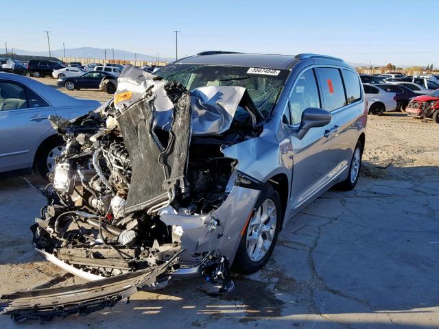 2C4RC1EG6HR663522 - 2017 CHRYSLER PACIFICA T SILVER photo 2