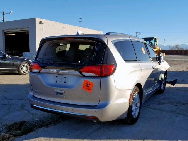 2C4RC1EG6HR663522 - 2017 CHRYSLER PACIFICA T SILVER photo 4