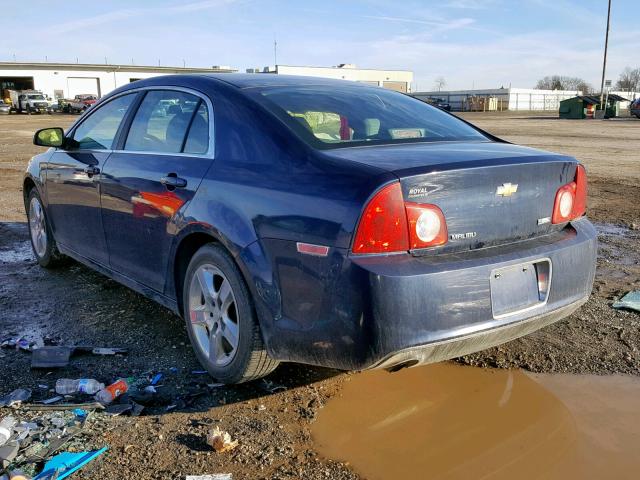 1G1ZA5E07AF283059 - 2010 CHEVROLET MALIBU LS BLUE photo 3