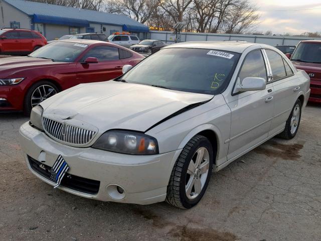 1LNHM87A76Y606034 - 2006 LINCOLN LS WHITE photo 2