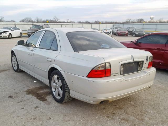 1LNHM87A76Y606034 - 2006 LINCOLN LS WHITE photo 3