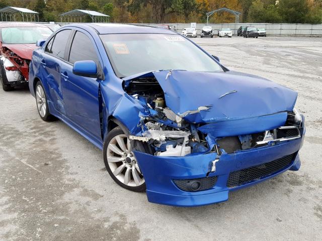 JA3AU86W59U000423 - 2009 MITSUBISHI LANCER GTS BLUE photo 1