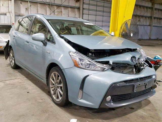 JTDZN3EU3FJ024978 - 2015 TOYOTA PRIUS V BLUE photo 1