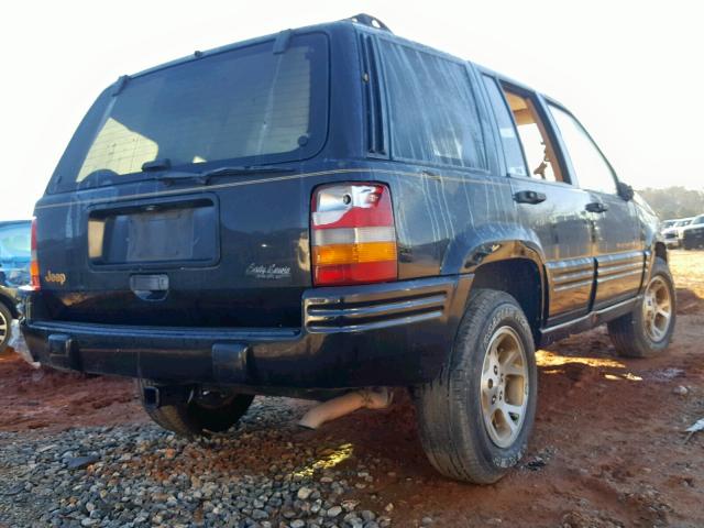 1J4FX78S3VC545064 - 1997 JEEP GRAND CHER BLACK photo 4