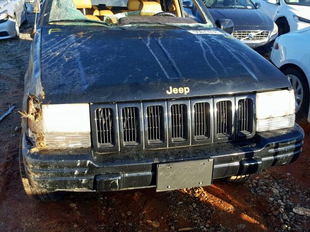 1J4FX78S3VC545064 - 1997 JEEP GRAND CHER BLACK photo 9