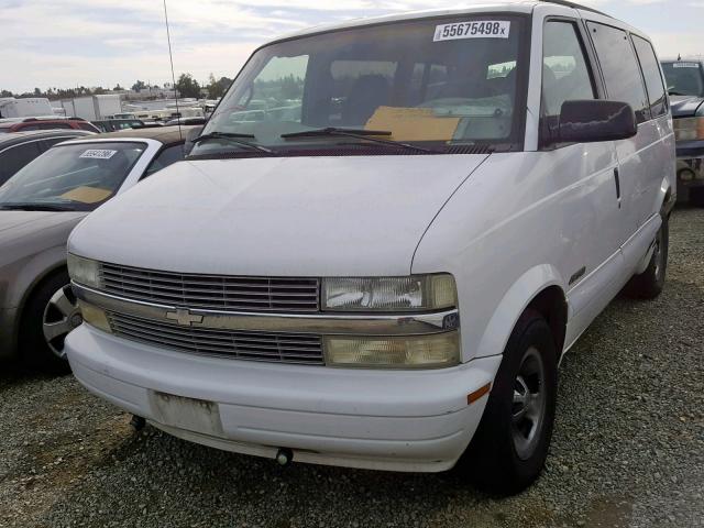 1GNDM19W91B148700 - 2001 CHEVROLET ASTRO WHITE photo 2