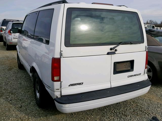 1GNDM19W91B148700 - 2001 CHEVROLET ASTRO WHITE photo 3