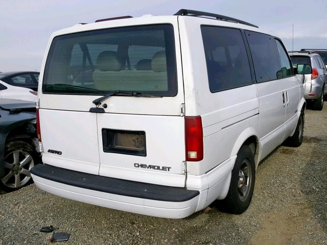 1GNDM19W91B148700 - 2001 CHEVROLET ASTRO WHITE photo 4